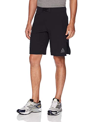 Reebok Combat MMA - Pantalón Corto para Hombre, Hombre, Pantalones Cortos, D96026, Negro, 42W