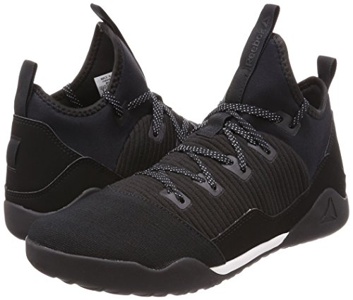 Reebok Combat Noble Trainer, Zapatillas de Boxeo para Hombre, Multicolor (Black/White 000), 47 EU