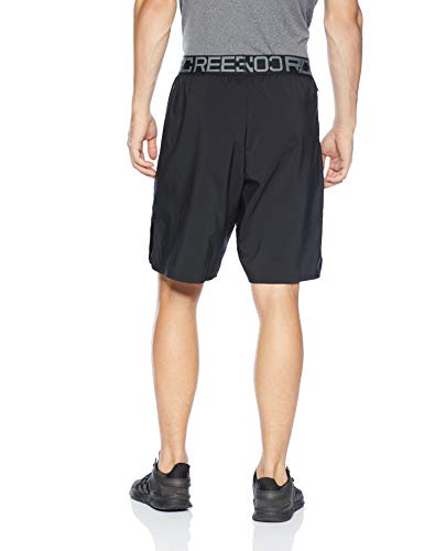 Reebok Combat - Pantalones Cortos de Boxeo para Hombre Negro (54