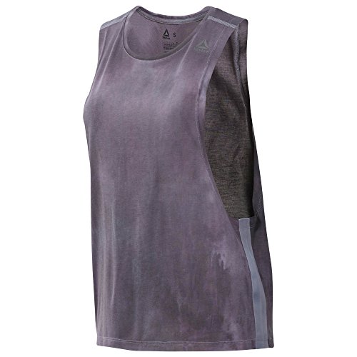 Reebok Combat Spraydye Camiseta de Tirantes, Mujer, Morado (Prpfog), Large