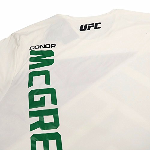 Reebok Conor McGregor UFC - Camiseta oficial para hombre (talla XL), color blanco y verde