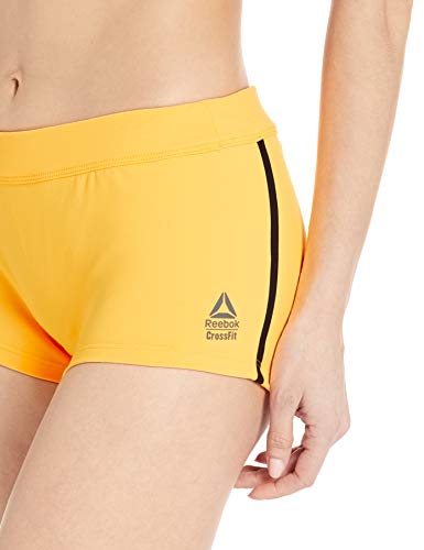 Reebok Crossfit Chase Short Corto para Mujer, Mujer, Pantalones Cortos, EMV07, Oro Solar, XXS