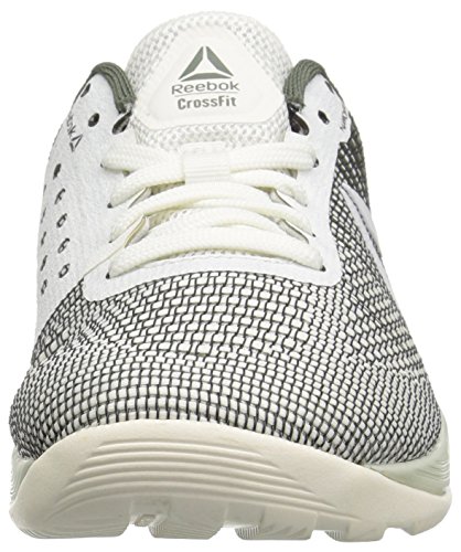 Reebok Crossfit Nano 7 - Zapatillas deportivas para mujer, Blanco (Tiza/Verde cazador), 35 EU