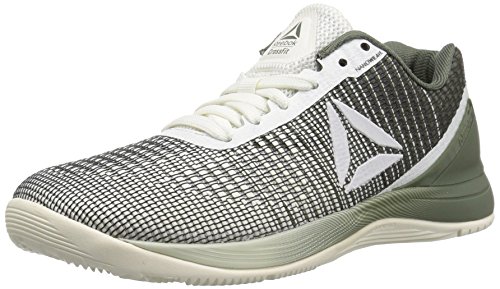 Reebok Crossfit Nano 7 - Zapatillas deportivas para mujer, Blanco (Tiza/Verde cazador), 35 EU