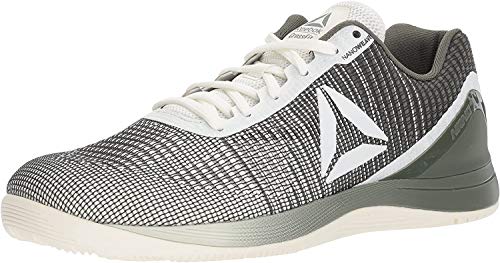 Reebok CROSSFIT Nano 7 - Zapatillas para hombre, Blanco (Tiza/Verde cazador), 40 EU