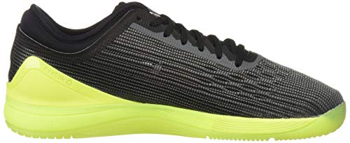 Reebok Crossfit Nano 8.0 Flexweave - Zapatillas de crossfit para hombre, Gris (Aleación/negro/amarillo solar.), 42 EU