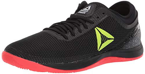 Reebok Crossfit Nano 8.0 Flexweave - Zapatillas de crossfit para hombre, Negro (Negro/Rojo Neón/Lima Neón/Blanco), 41 EU