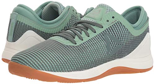 Reebok Crossfit Nano 8.0 Flexweave - Zapatillas de crossfit para mujer, Verde (Verde industrial/Gris tiza.), 35.5 EU