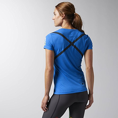 Reebok Crossfit Performance Blend Graphic – Camiseta, Blue Deportes, XL, ai1305