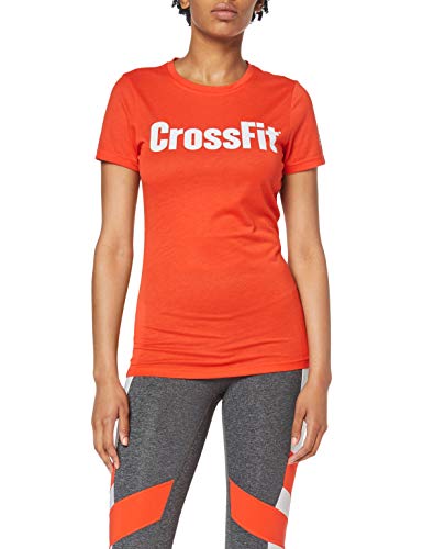 Reebok DH3711 M Camiseta, Mujer, Multicolor (carote)