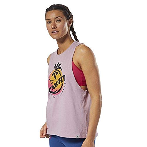 Reebok DP3555 - Camiseta de tirantes para mujer, Lilla, L