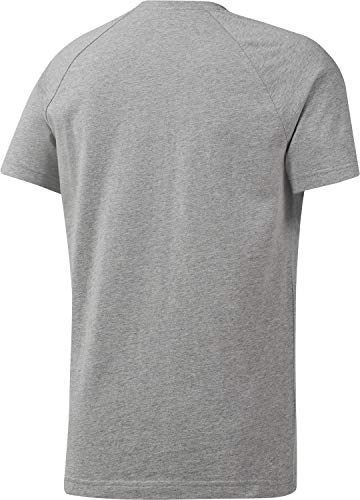 Reebok DT8146 Camiseta, Gris, XS para Hombre