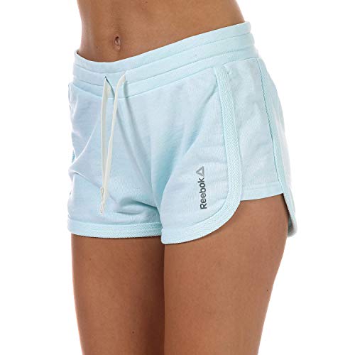 Reebok Elements Marble - Pantalones cortos para mujer, Mujer, color azul, tamaño XXS
