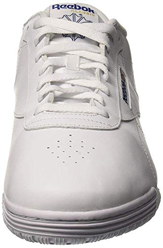 Reebok Ex-o-Fit Clean Logo Int, Zapatillas para Hombre, Blanco (AR3169_39 EU_White/Royal Blue/Royal Blue), 41