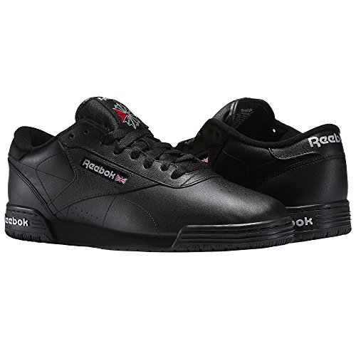 Reebok Exofit Lo Clean Logo, Zapatillas Para Hombre, Negro (AR3168_39 EU_Black/Silver/Silver), 41 EU