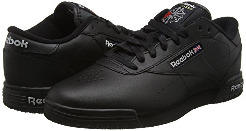 Reebok Exofit Lo Clean Logo, Zapatillas Para Hombre, Negro (AR3168_39 EU_Black/Silver/Silver), 41 EU