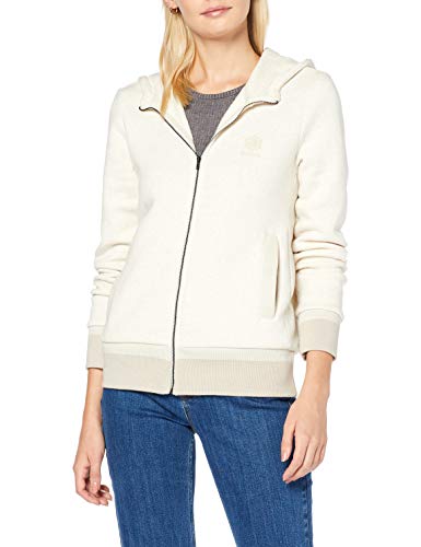 Reebok F Fleece Full-Zip H Sudadera, Avorio (Paperw), Small (Taglia Produttore S) para Mujer