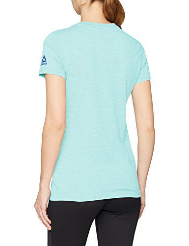 Reebok Fef Speedwick Camiseta, Mujer, Azul (blulag), L