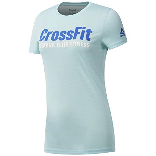 Reebok Fef Speedwick Camiseta, Mujer, Azul (blulag), L