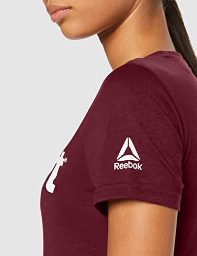 Reebok Fef Speedwick Camiseta, Mujer, Multicolor (ruswin), 2XS