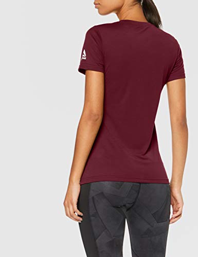 Reebok Fef Speedwick Camiseta, Mujer, Multicolor (ruswin), 2XS