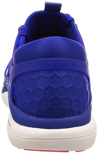 Reebok Floatride Run Flexweave, Zapatillas de Cross para Hombre, Multicolor (White/Blue Move/Atomic Red 000), 40.5 EU