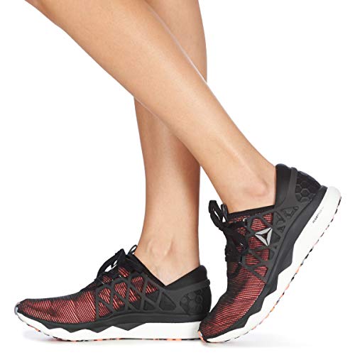 Reebok Floatride Run Flexweave, Zapatillas de Running para Mujer, Multicolor (Black/Guava Punch/White/Cl Shdw/TR Gry/P 000), 41 EU