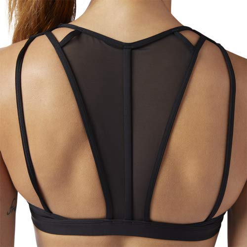 Reebok Franquise Strappy Bra, Negro, Grande