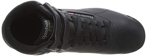 Reebok Freestyle Hi - Zapatillas de cuero para mujer, Negro (Black), 36 EU