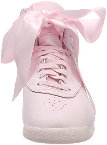 Reebok F/s Hi Satin Bow, Zapatillas de Gimnasia para Mujer, (Porcelain Pink/Skull Porcelain Pink/Skull), 37.5 EU