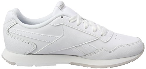 Reebok Glide, Sneaker Womens, White/Steel Royal, 40.5 EU