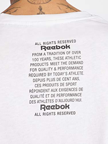 Reebok GP Unisex Longer Camiseta Hombre Blanco XS (X-Small)