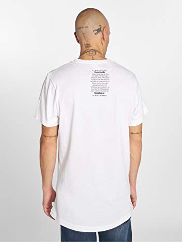 Reebok GP Unisex Longer Camiseta Hombre Blanco XS (X-Small)