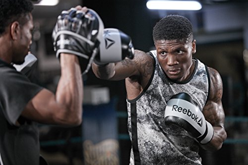 Reebok Guantes de Boxeo - Gris, 16 oz.