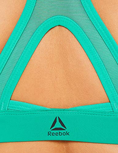 Reebok Hero Racer Reebokread Pad Sujetador Deportivo, Mujer, Emerald, XS