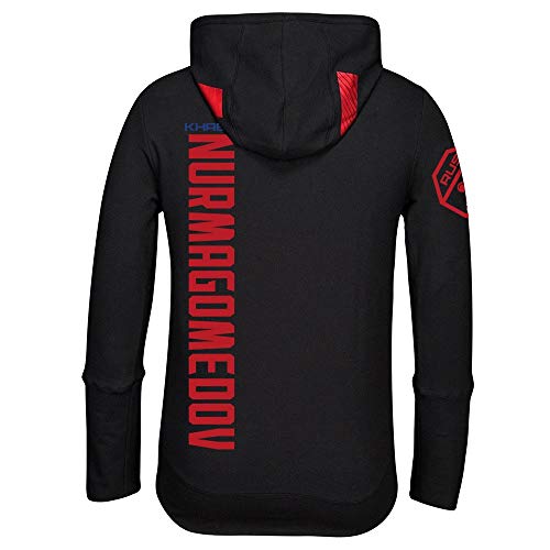 Reebok Khabib Nurmagomedov UFC - Sudadera con Capucha y Cremallera Completa Oficial, Color Negro, XXL, Negro