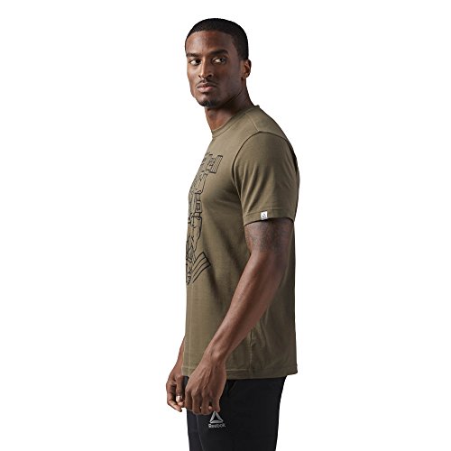 Reebok King of Training Camiseta, Hombre, Verde (armygr), S