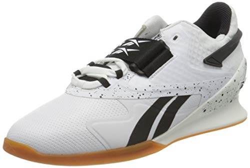 Reebok Legacy Lifter II, Zapatillas de Deporte para Hombre, Negro/Blanco/RBKLE7, 45.5 EU