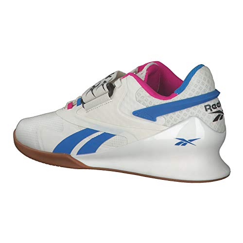 Reebok Legacy Lifter II, Zapatillas de Deporte para Mujer, Chalk/PROUDP/HORBLU, 38.5 EU