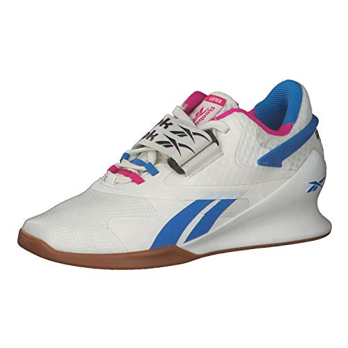 Reebok Legacy Lifter II, Zapatillas de Deporte para Mujer, Chalk/PROUDP/HORBLU, 38.5 EU