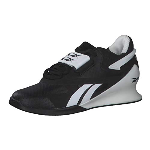 Reebok Legacy Lifter II, Zapatillas de Deporte para Mujer, Negro/Blanco/PUGRY6, 38.5 EU