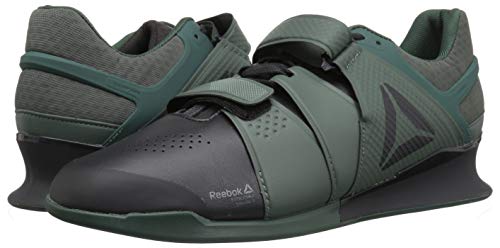 Reebok Legacylifter Cross Trainer para hombre, Gris (Carbón/Verde tiza/Industri), 40 EU