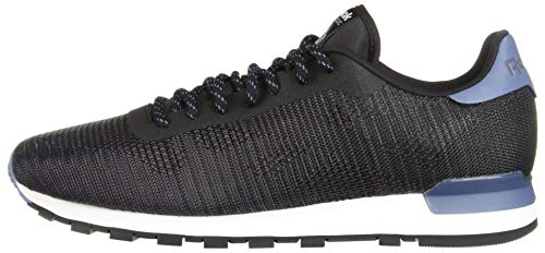 Reebok Lifestyle Classic Flexweave para hombre, Negro (Negro/Gris ceniza/Pizarra azul), 45.5 EU