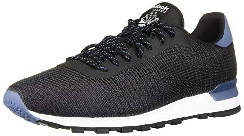 Reebok Lifestyle Classic Flexweave para hombre, Negro (Negro/Gris ceniza/Pizarra azul), 45.5 EU