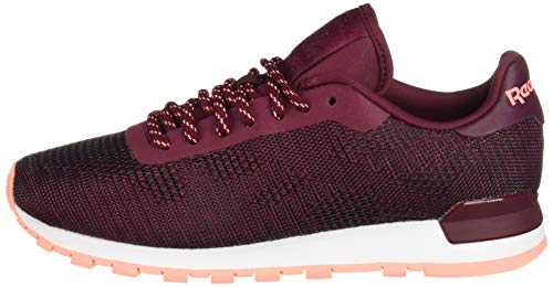 Reebok - Lifestyle Classic Flexweave - Zapatillas deportivas para mujer, Morado (Vino rústico/rosa digital), 35.5 EU