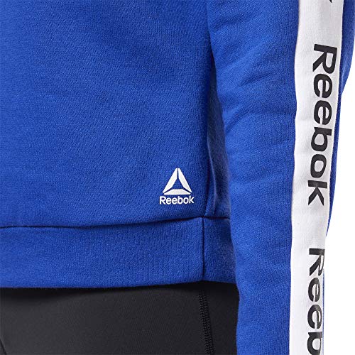 Reebok Linear Logo Crew Sudadera, Mujer, Cobalt, L