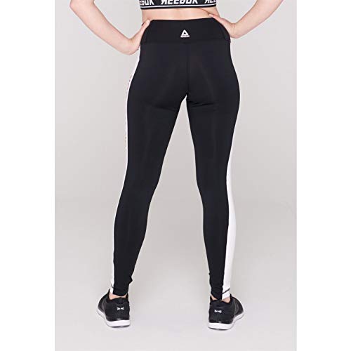 Reebok Linear Logo Tight Mallas, Mujer, Negro, L