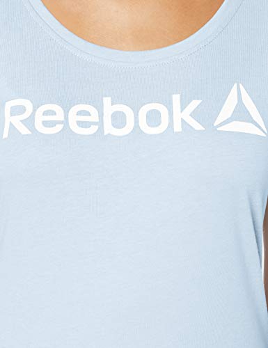 Reebok Linear Read Scoop Camiseta, Mujer, denglo, 2XS