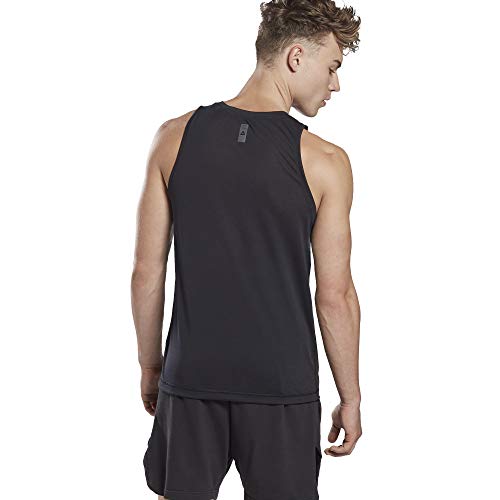 Reebok LM Graphic Tank Camiseta, Hombre, Negro, XL