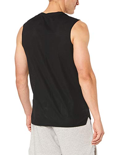 Reebok LM Sleeveless tee Camiseta, Hombre, Negro, S